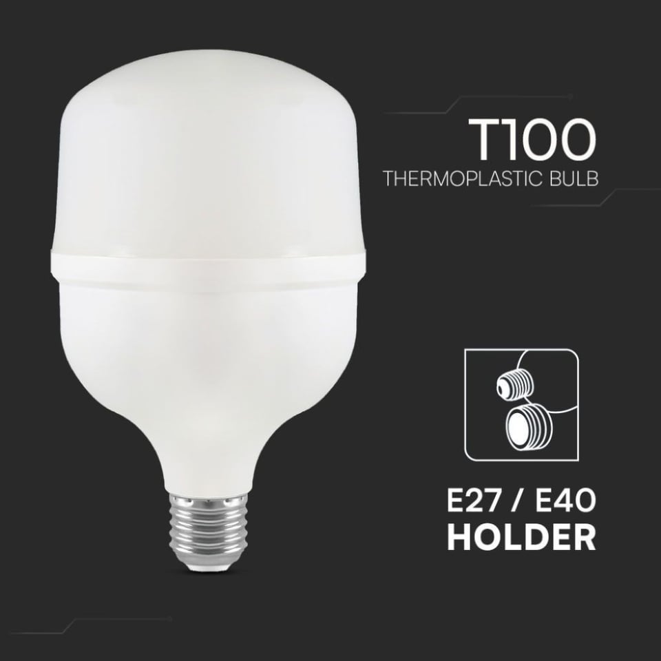 ნათურა LED V-TAC 23571 T100 E27 30W 6500K