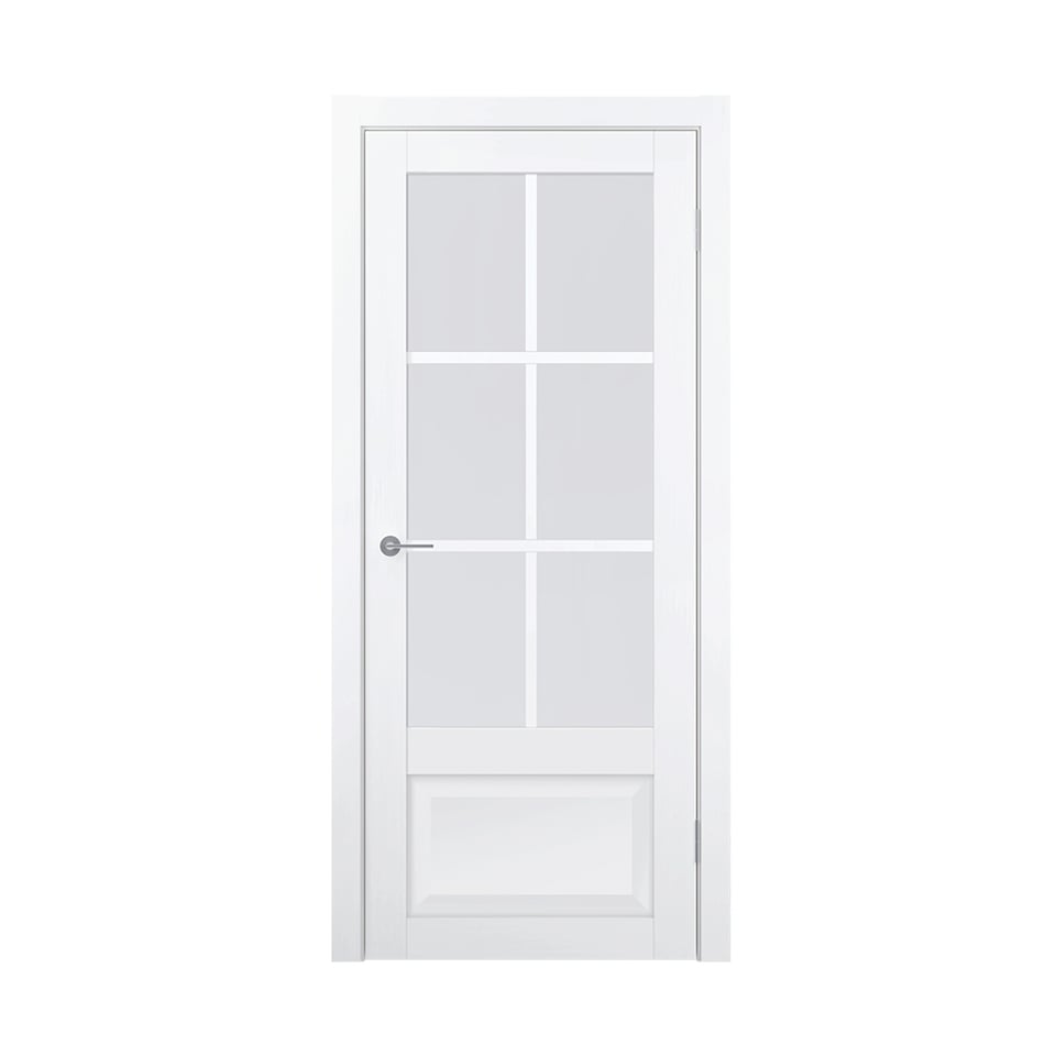 კარი მდფ PVC 215-80 (Арт. ECOSN1106 ОВ  WHITE POLIPROFILEN