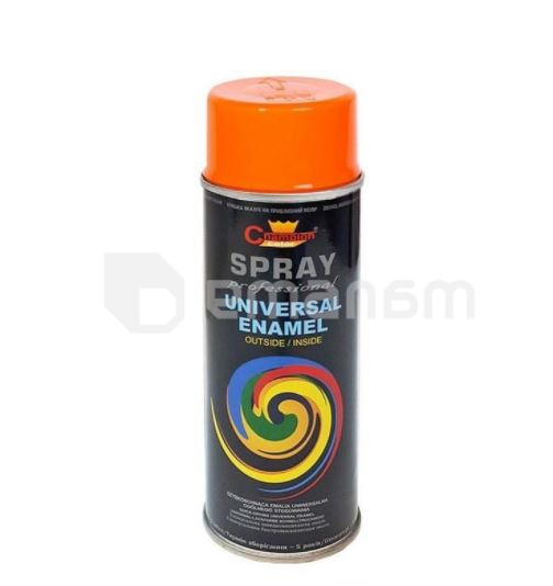 უნივერსალური სპრეი საღებავი Champion Universal Enamel 400მლ ნარინჯისფერი