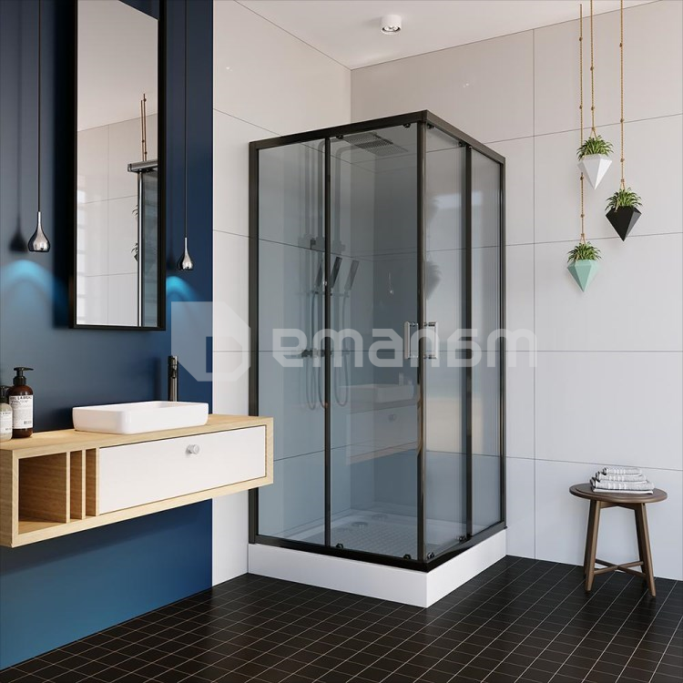 საშხაპე კარი  Alex Baitler АВ1490B4 90x90x200 cm დაბურული