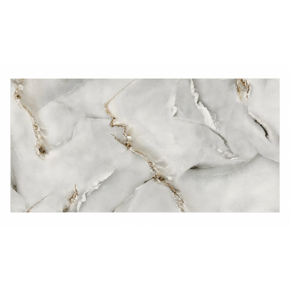 კერამოგრანიტი Ceroq RIVENTO BIANCO POLISHED ENDLESS 60x120 სმ თეთრი