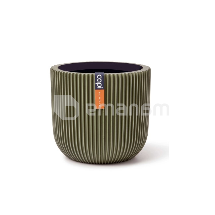 ქოთანი ყვავილის Capi Europe Planter ball Groove 14x13სმ მწვანე