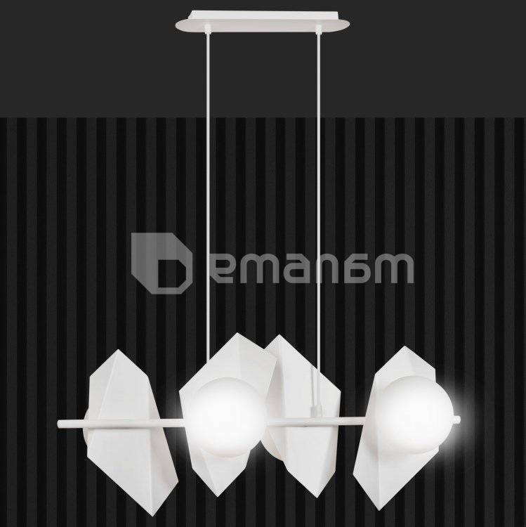 ჭაღი EMIBIG DRIFTON 4 E14 4x MAX 40W თეთრი