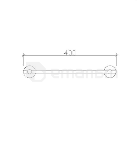 საკიდი პირსახოცის Tema Banyo 71206 40 სმ