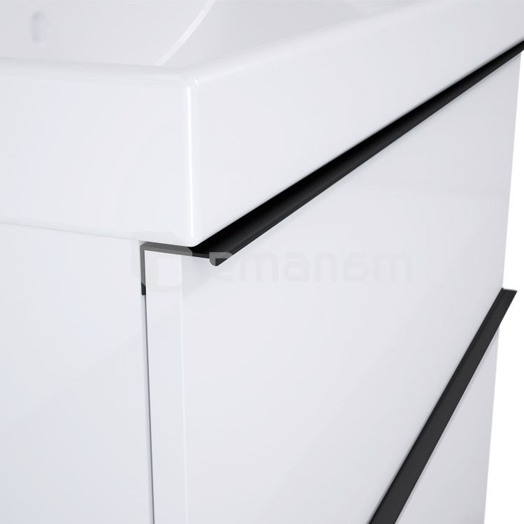 ავეჯის სახელური  Elita LOOK BLACK MATT 60 1 PC. (L-598/R-558)