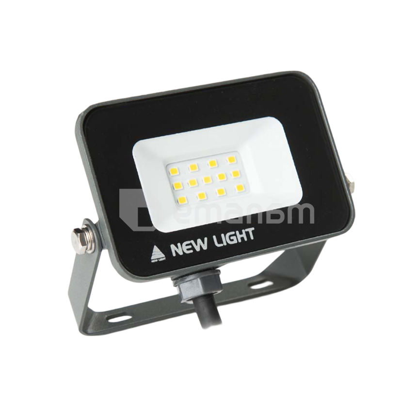 პროჟექტორი New Light LED 10W 4000K SMD Dark Grey E008E
