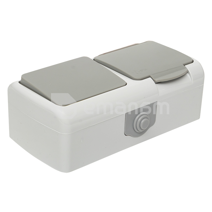როზეტი EKF 2 IP54 80x138x50 დამიწებით