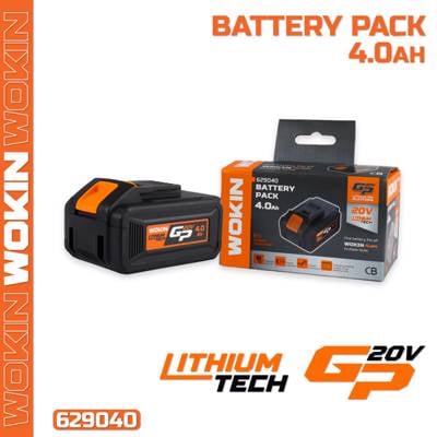 აკუმულატორი Wokin 629040, 20V, 4Ah, Lithium-Ion Battery Pack