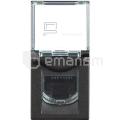 როზეტი Bticino bt-RG4258RJ11 TF შავი