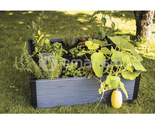 ქოთანი ყვავილის Keter Maple DRWGRY-EE STD Cu 249298 106x106x32 სმ