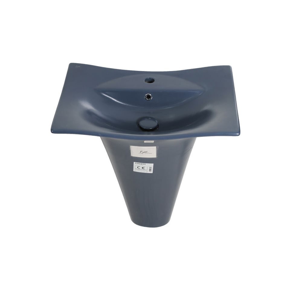 აბაზანის ნიჟარა ჩამოსაკიდი LOTUS MONOBLOCK W.HUNG WB.WITH TAP HOLE-60CM-COBALT-EXT