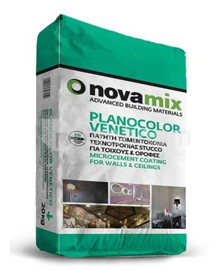 მიკროცემენტი Novamix PLANOCOLOR VENETICO 20კგ