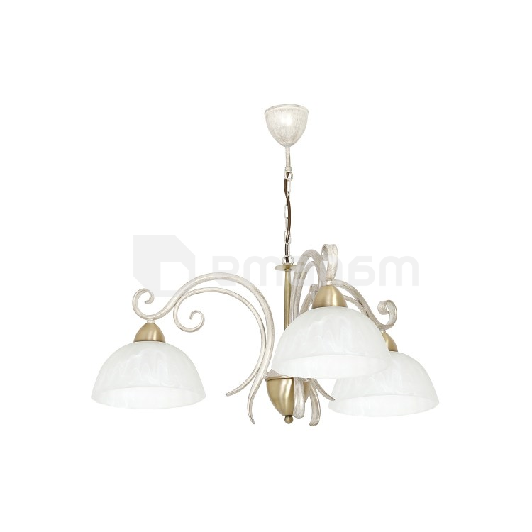 ჭაღი Luminex Aurora white 5973 E27 3x MAX 60W