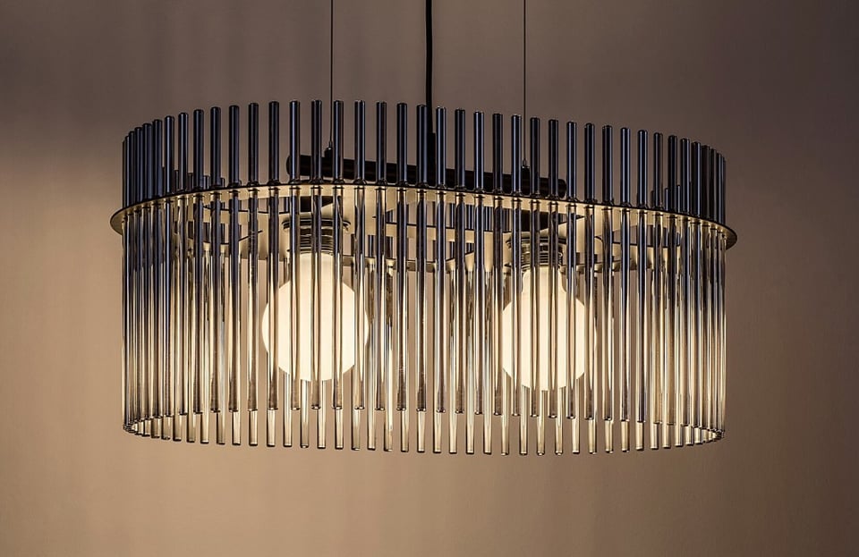 ჭაღი Rabalux 72262 Inesa 2 E27 40w შავი