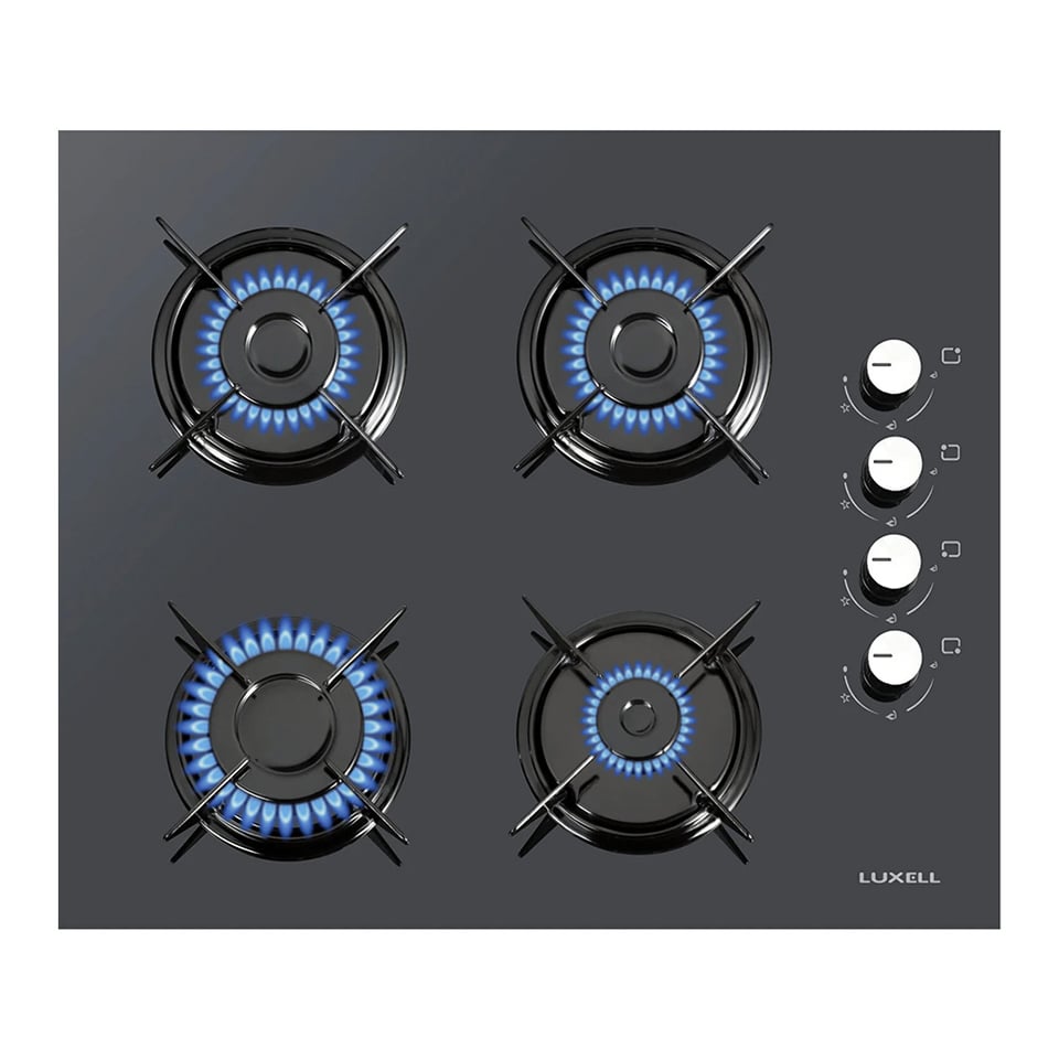 ჩასაშენებელი ქურის ზედაპირი LUXELL LX-40TAHDF Antrasit Grey