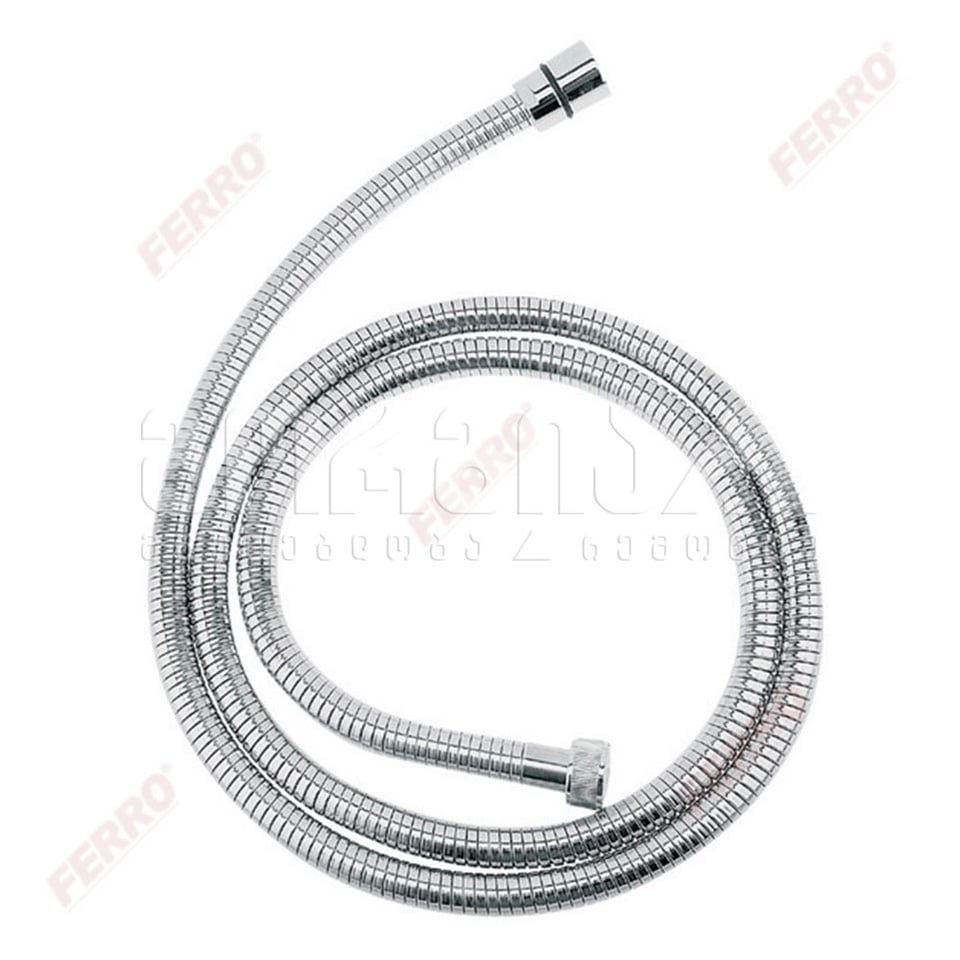 საშხაპე მილი ფოლადის, ქრომი 150სმ W12