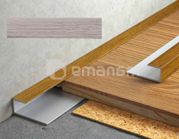 ზღურბლი-დაბოლოება ალუმინის Salag Stratus 12/930 მმ. პალისანდერი