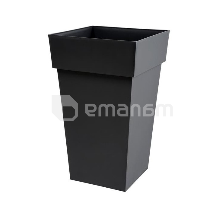 ქოთანი პლასტმასის EDA Plastiques POT TOSCANE CARRE 39 X 39 X 65სმ 62ლ