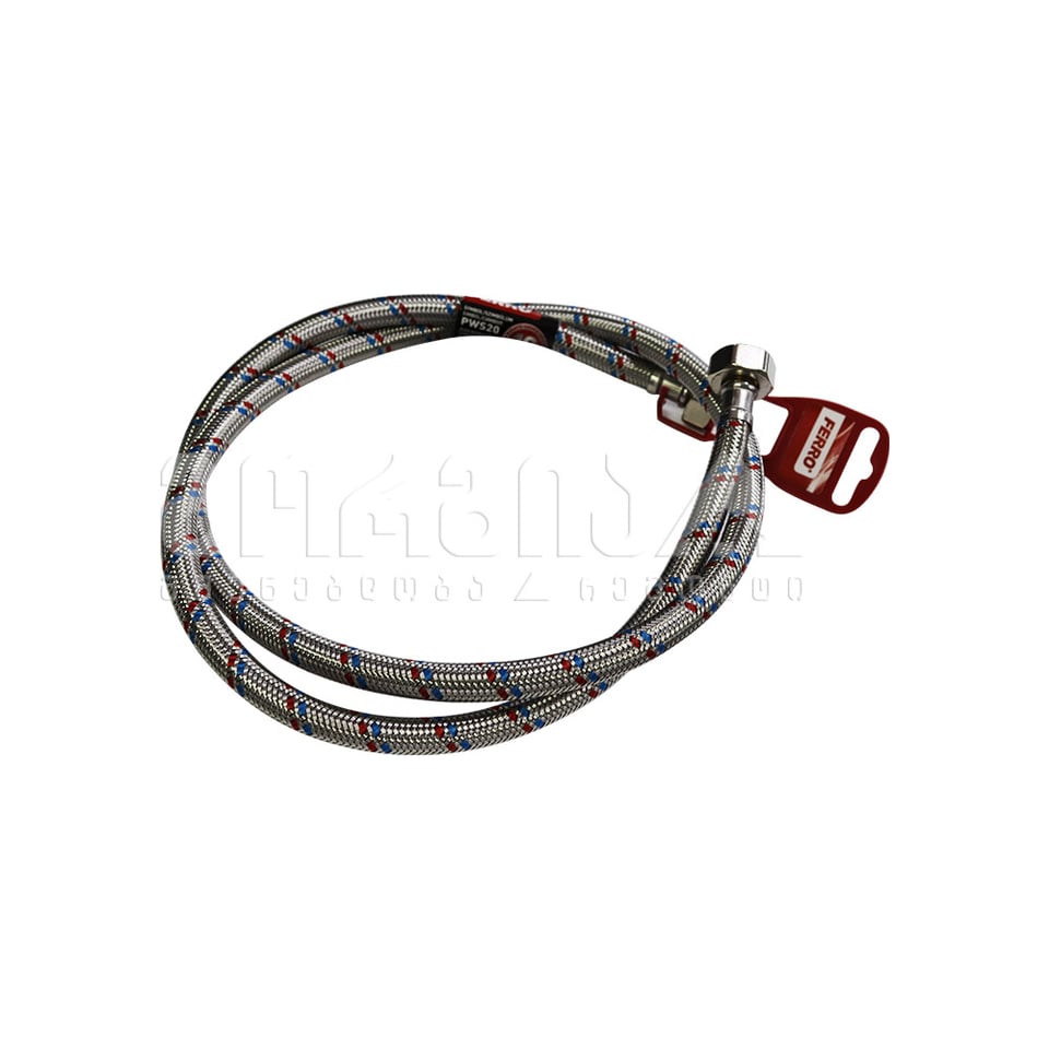 დრეკადი შლანგი 40სმ 1/2- F-F PWS3 Ferro