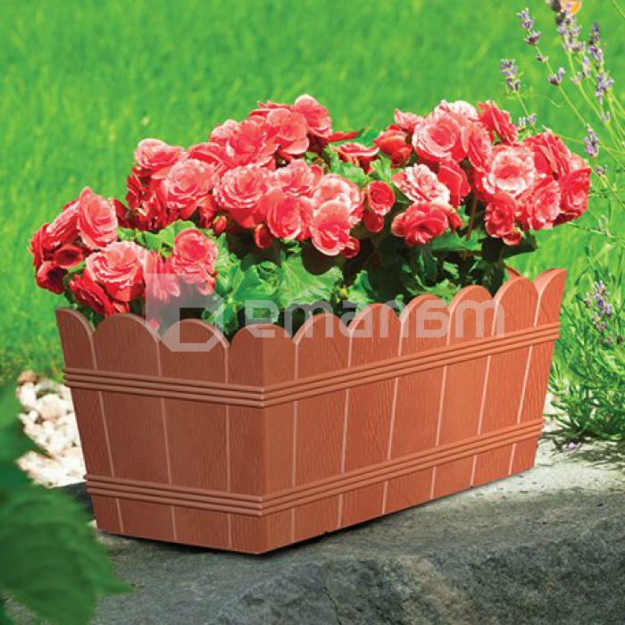 პლასტმასის ქოთანი FORM PLASTIC Elba box 2736-010 Ø40 ტერაკოტა