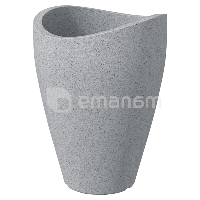 ქოთანი პლასტმასის Scheurich STONY GREY 54/254 HOCHGEFAESS