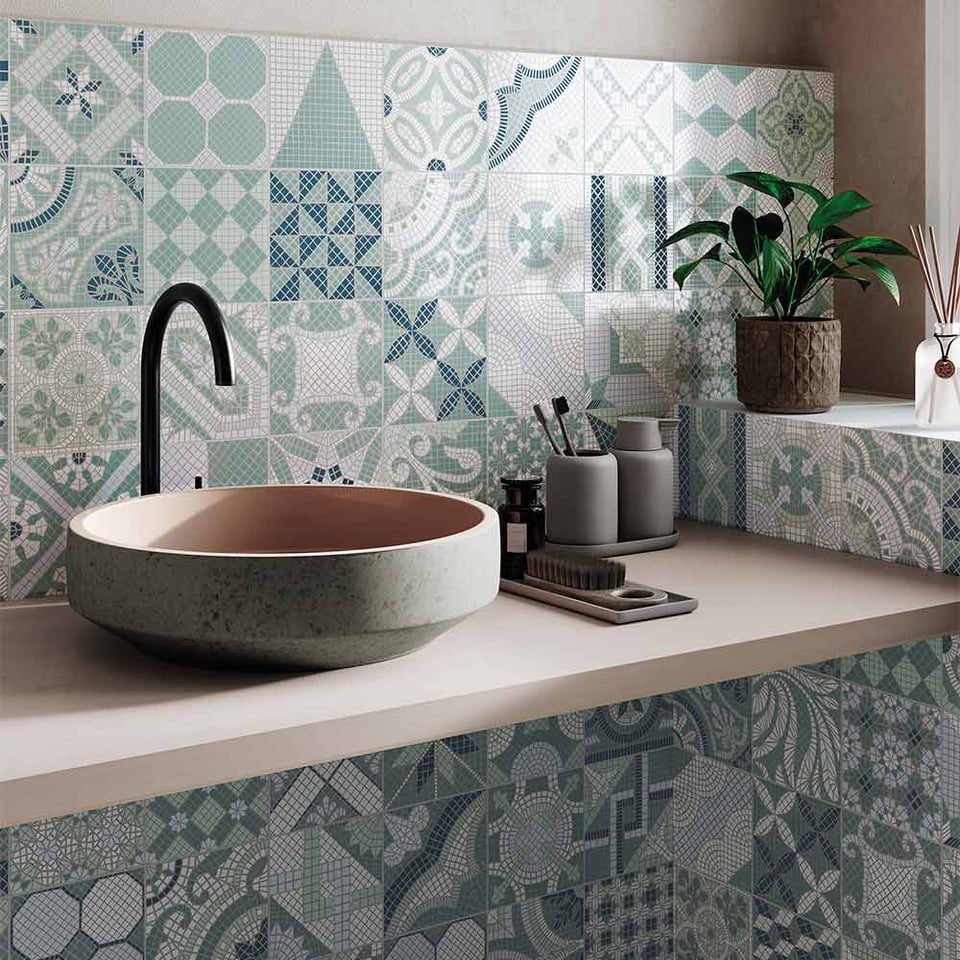 კერამოგრანიტი Tessela Green 33.15*33.15