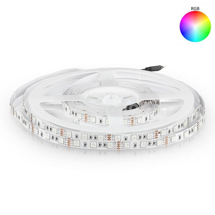 LED ლენტი V-TAC SMD5050 60LEDs RGB 5 მ