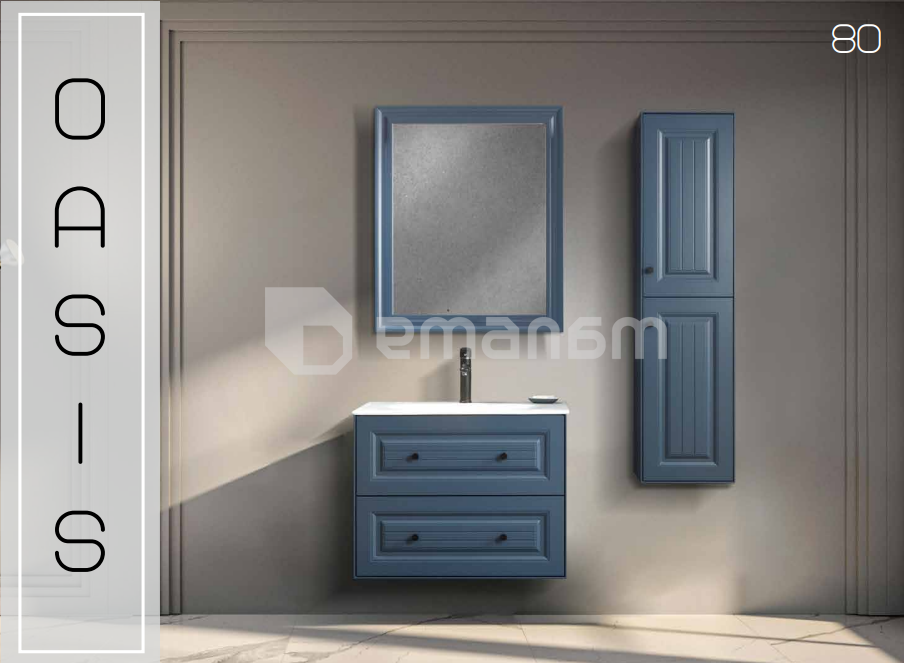 აბაზანის სარკე Martat Oasis 80 night blue