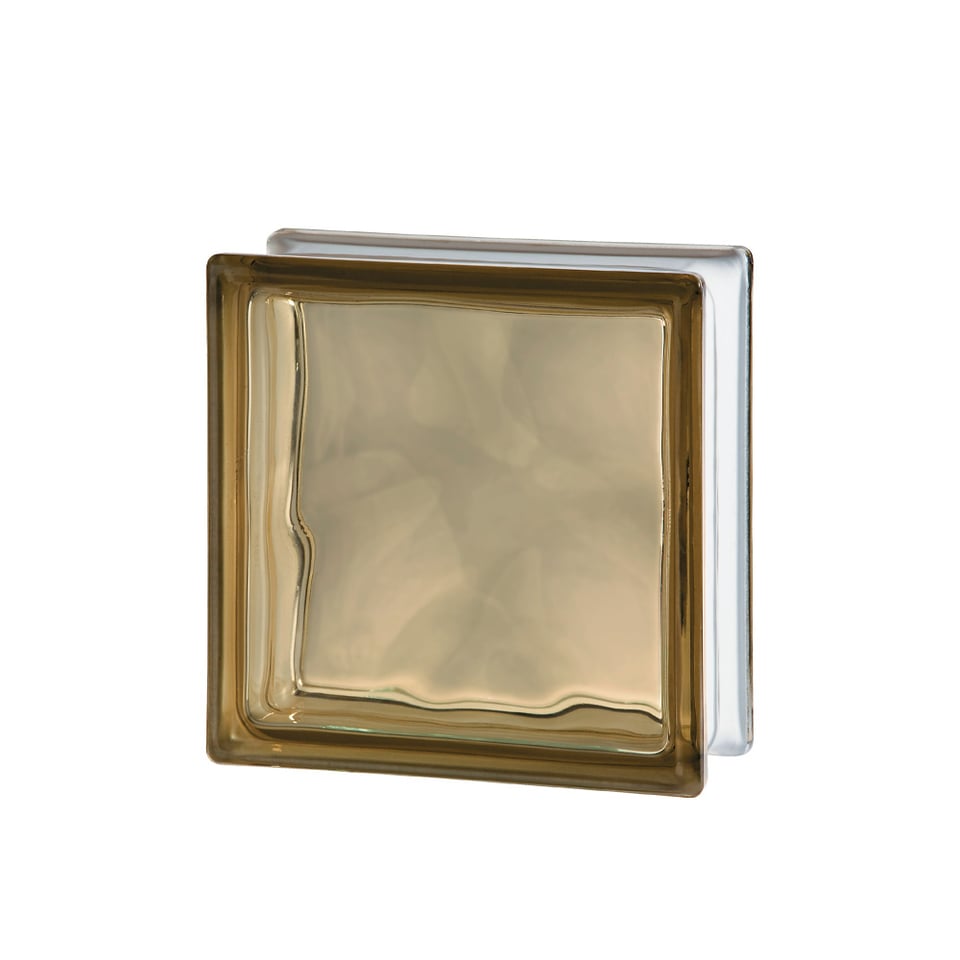 მინა ბლოკი Brown 1919/8 Wave