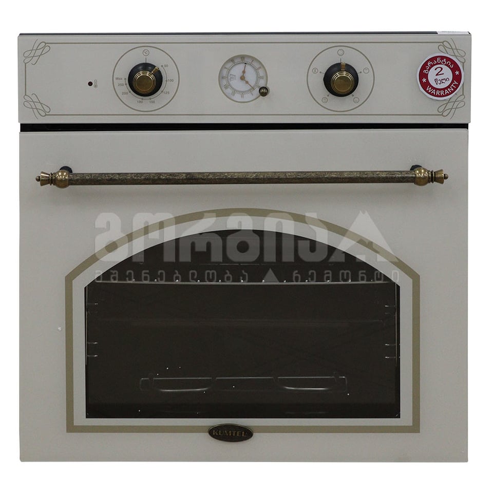 ჩასაშენებელი ღუმელი B66-SF2(AT) RUSTIC BEJ Kumtel