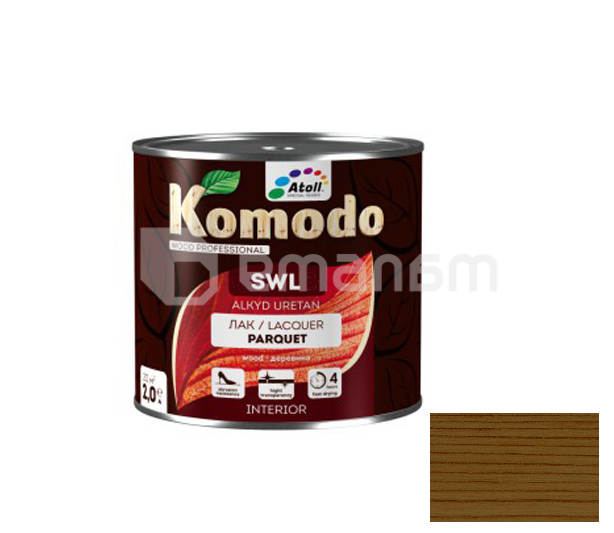 ლაქი Komodo Universal SWL-15 კაკალი 0.7 ლ.
