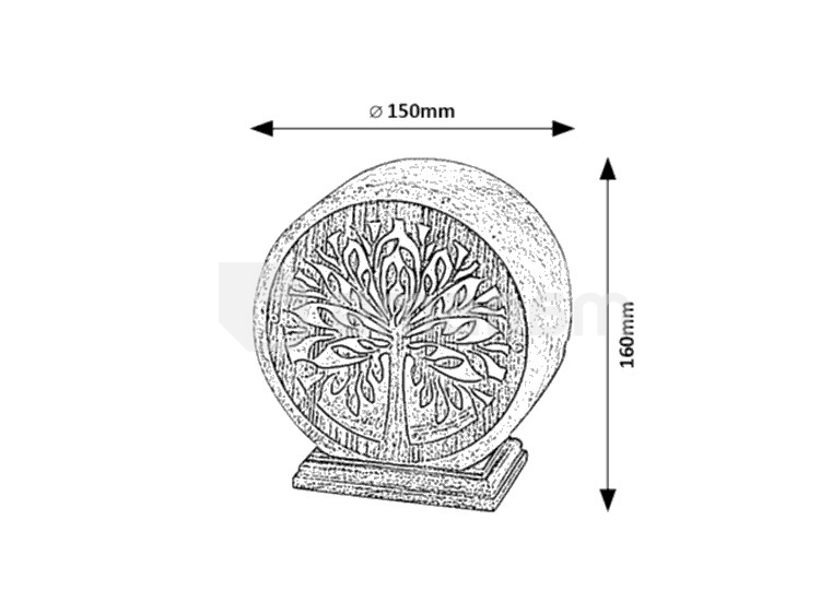 სანათი Rabalux Igdrasil E14 1x MAX 15W 76009