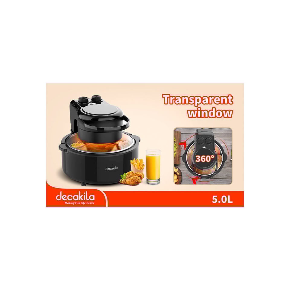 აეროგრილი 5L 1200W (KEEC045B) Decakila