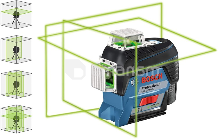 ლაზერული ნიველირი Bosch GLL 3-80 CG Professional (0601063T00)