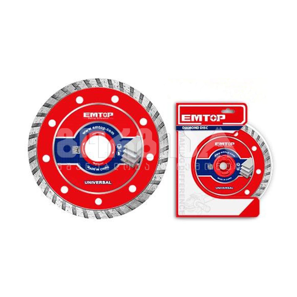 საჭრელი დისკი ალმასის (სველი ჭრა) 230მმ EMTOP-EDDCH32302