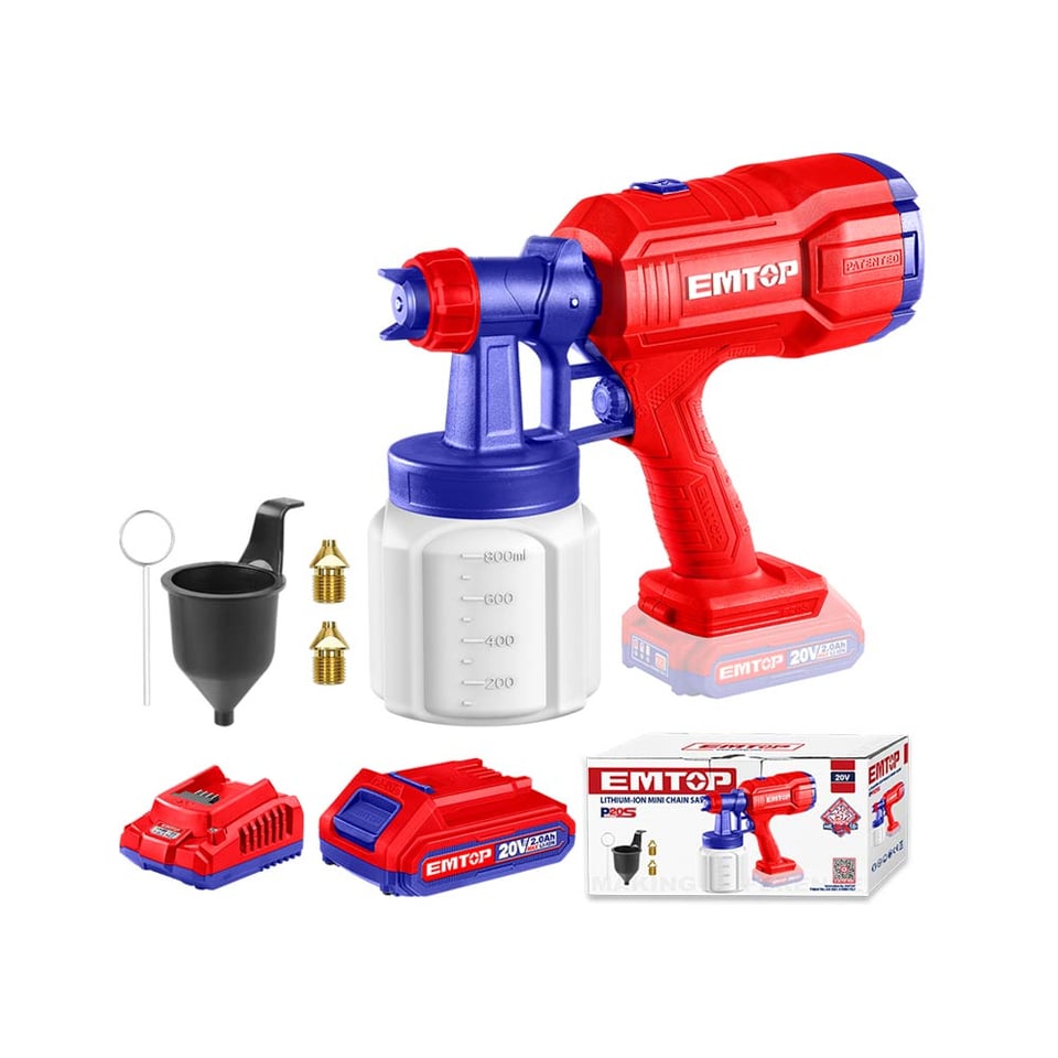 პულვერიზატორი 20ვ, 800 მლ/წთ ELSG20256   Lithium-ion spray g