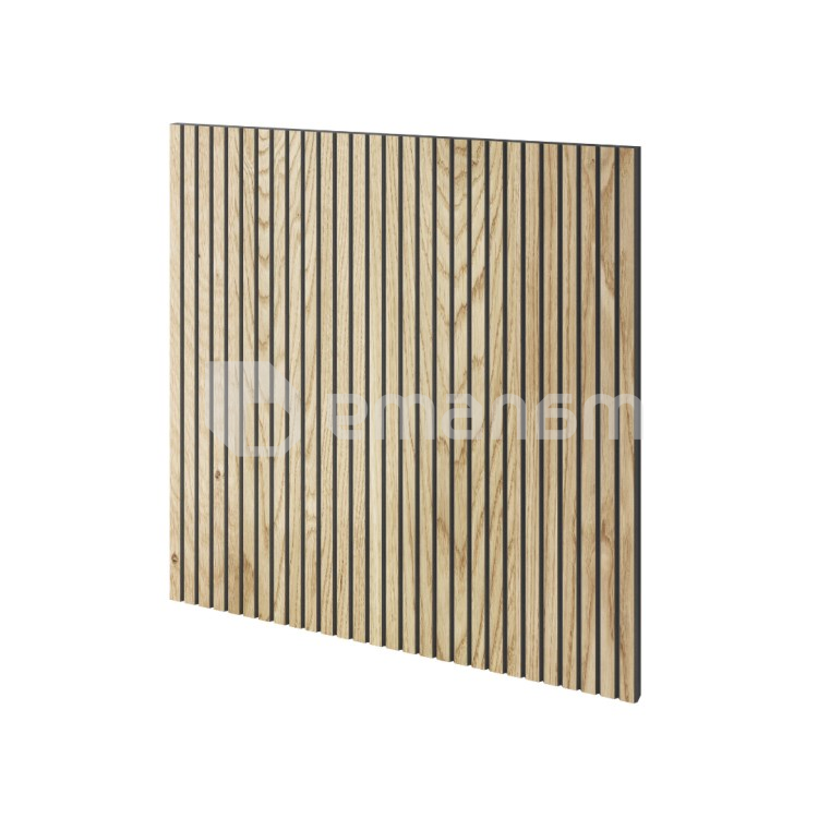 პანელი ფრეზირებული მუხის შპონისგან Lamele3D Vardo 600x600x11 მმ