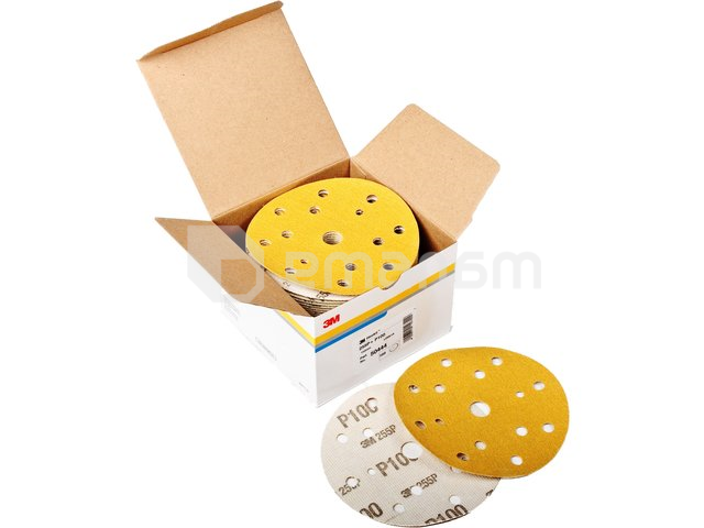 რგოლი აბრაზივული ყვითელი 3М Ø150მმ P80