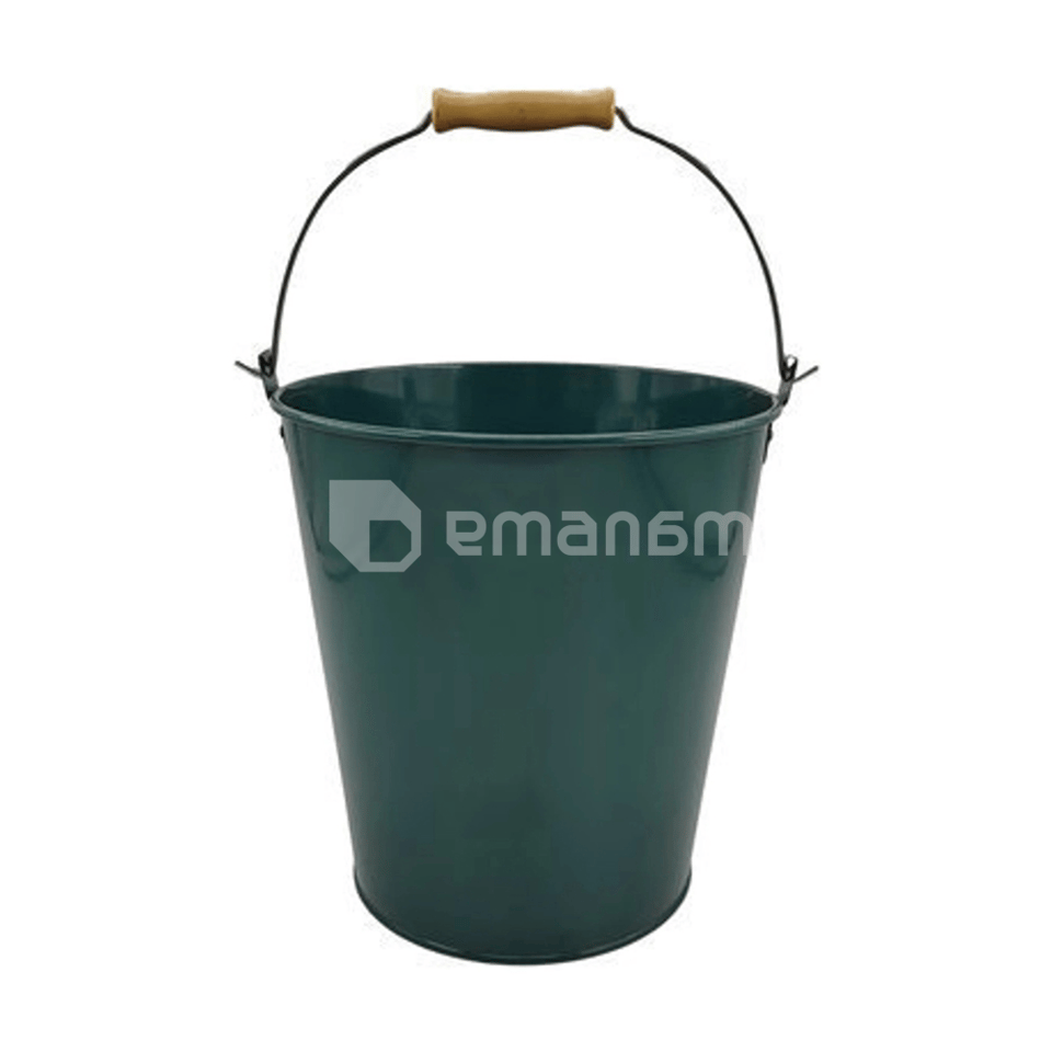 რკინის ქოთანი მწვანე Mega Collections CY Bucket D24H23
