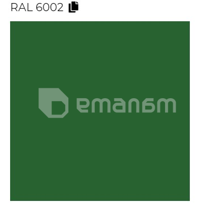 დეკორატიული რადიატორი Terma TRIGA AN 1700/280 მწვანე Ral 6002 Soft (ZX)