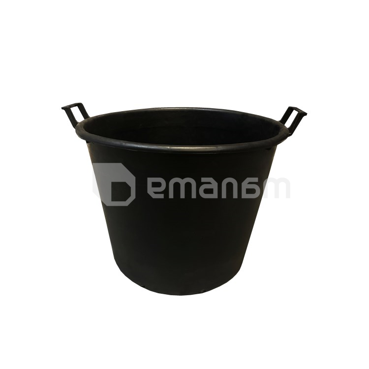 პლასტმასის ქოთანი შავი  50 ლ