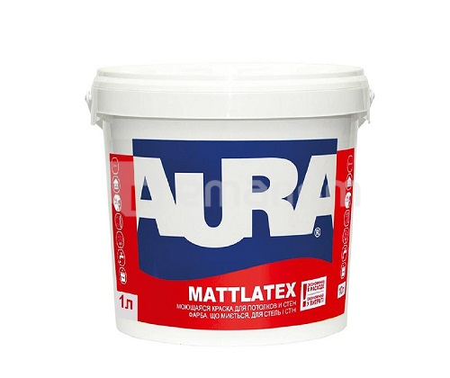 დისპერსიული საღებავი Eskaro Aura Mattlatex 1 ლ