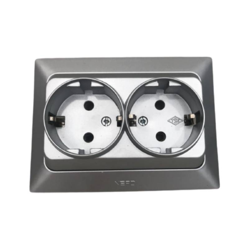 როზეტი დამიწებით ორიანი Aras series