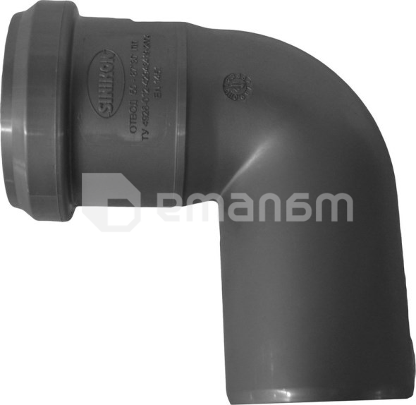 მუხლი შიდა კანალიზაციის ROSTURPLAST 110/45°