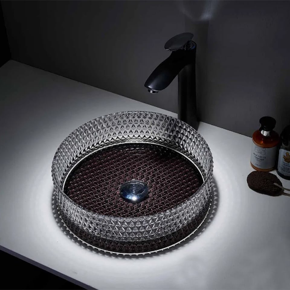 ხელსაბანი დასადგამი GLASS BASIN GL09D