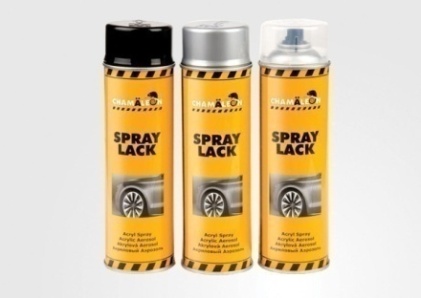 Chamaleon აკრილის სპრეი შავი პრიალა 0.5L Acrylic aerosol BLACK glossy