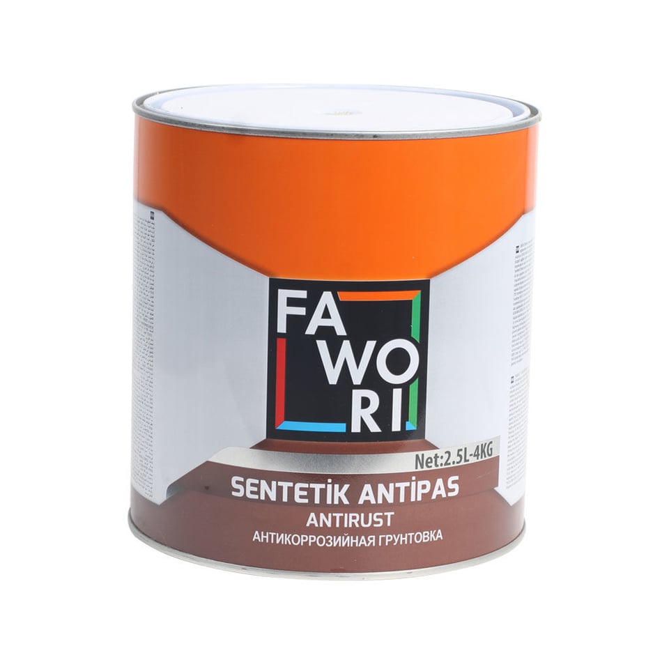 0.75 ლ ანტიკოროზიული ნაცრისფერი საღებავი FAWORI