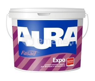 დისპერსიული საღებავი Eskaro Aura Fasad Expo 1 ლ