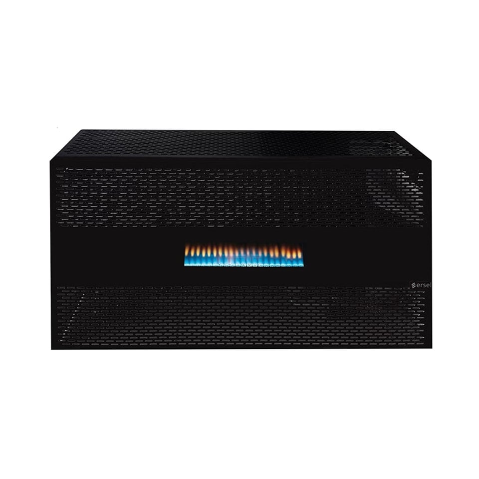გაზის გამათბობელი Ersel Glass Black 100-120 კვ.მ