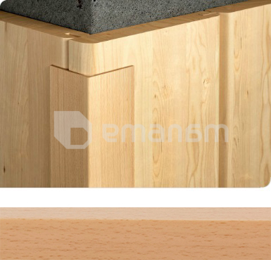 დეკორატიული კუთხე SALAG 224103 25x25 მმ 2.9 მ ღია წიფელი